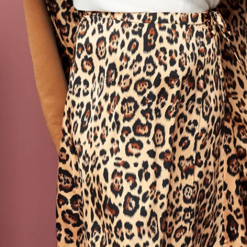 Katie Sturino x Stitch Fix Leopard Print Wrap Skirt